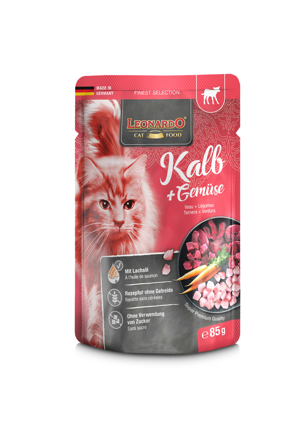 Leonardo Kalb + Gemüse Frischebeutel 85g