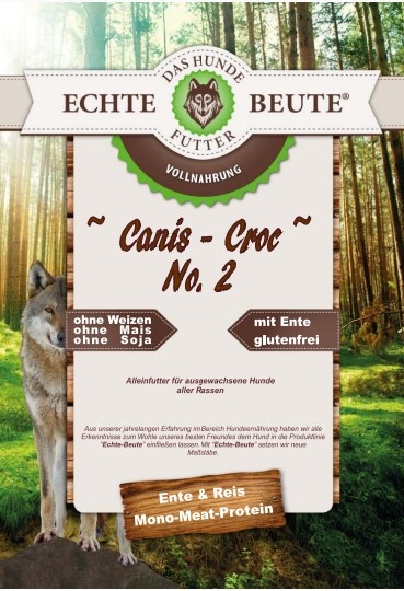 Echte-Beute Canis-Croc No. 2 Ente & Reis 12 kg